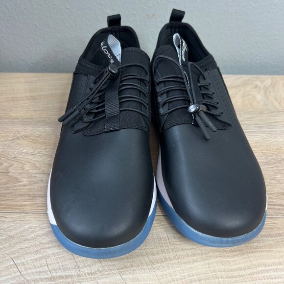 CLOVE Nursing Healthcare Comfort Shoe Mens 9.5 Black White Sneaker NEW - Picture 3 of 6